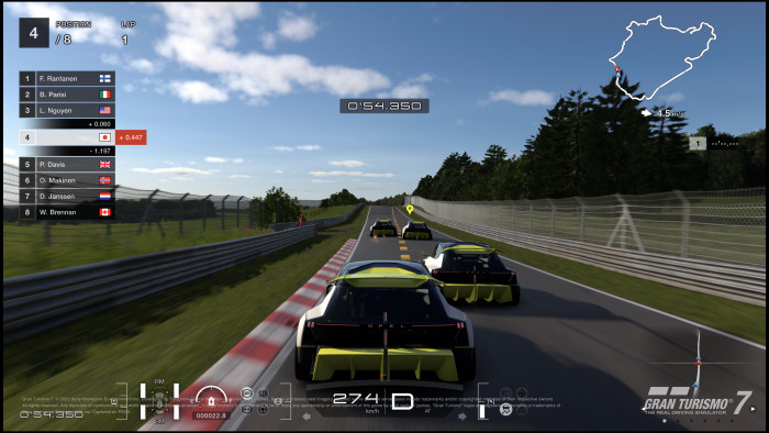 Der Opel Corsa GSE Vision Gran Turismo im Autorennspiel Gran Turismo 7 (Bild: Opel)